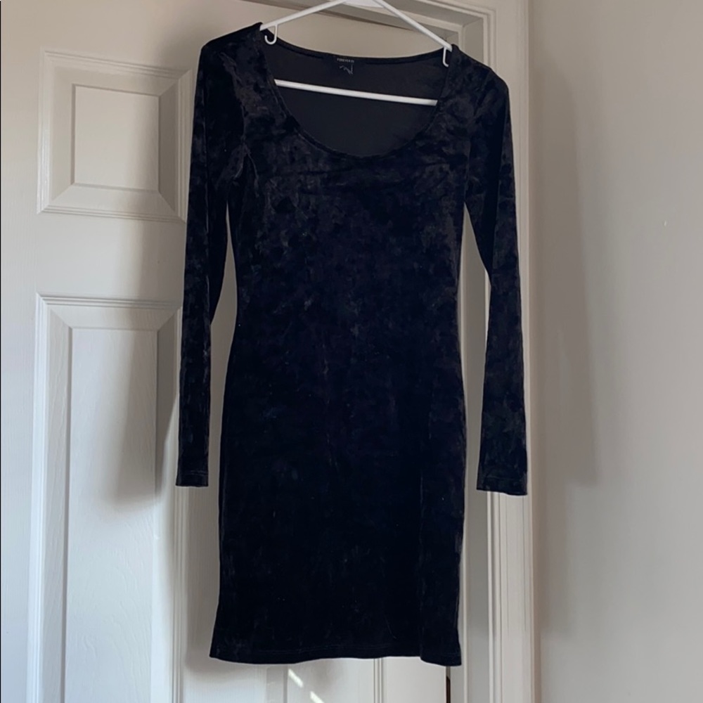 Crushed Velvet Dress